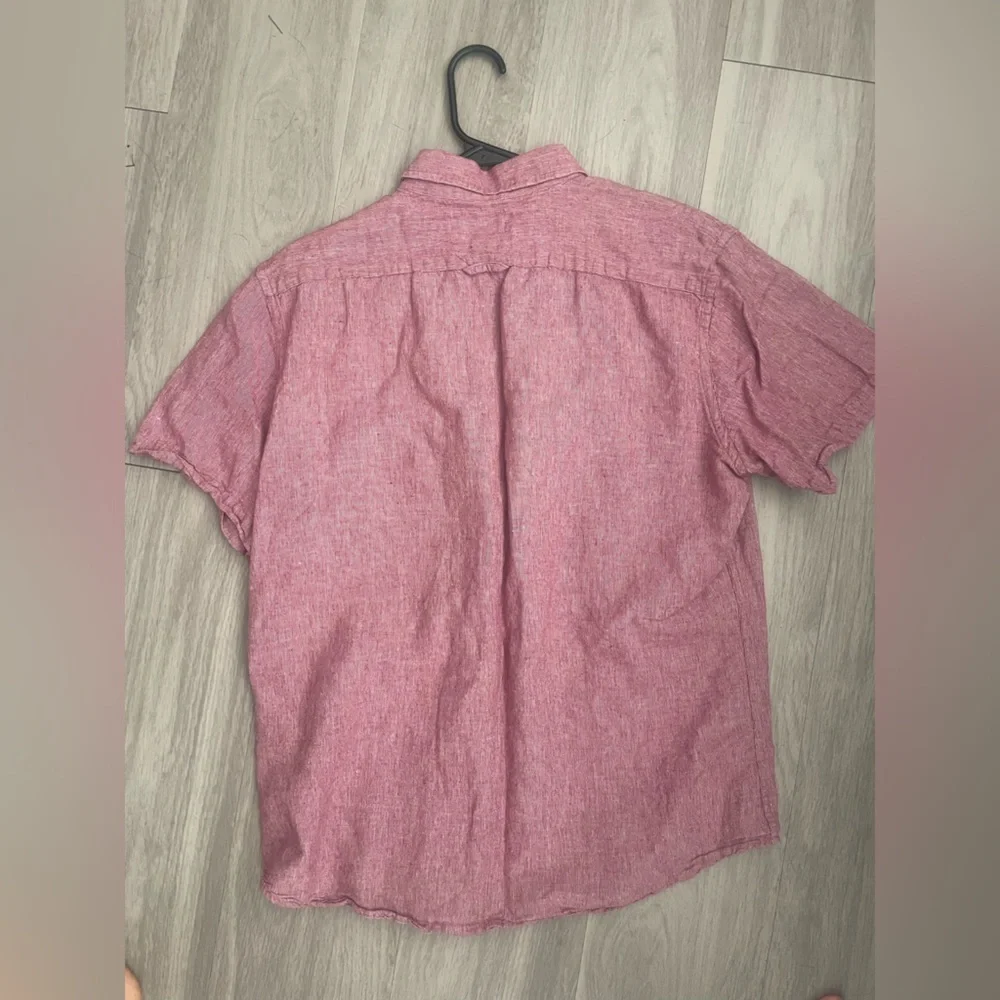 Banana Republic Casual Red Button Down Shirt